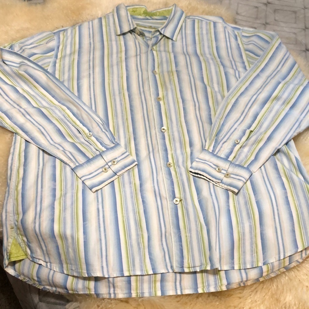 Tommy Bahama long sleeve cotton shirt size xl